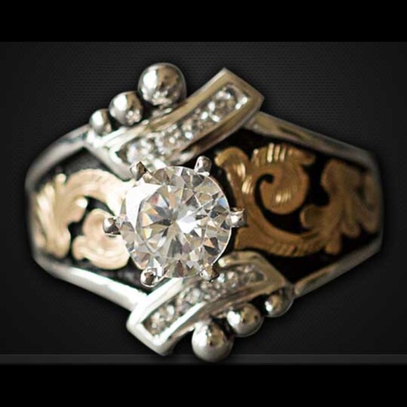 Bob Berg Jewelry - 💥New Gorgeous Bob Berg Stamped CZ .925 & 10K Ring